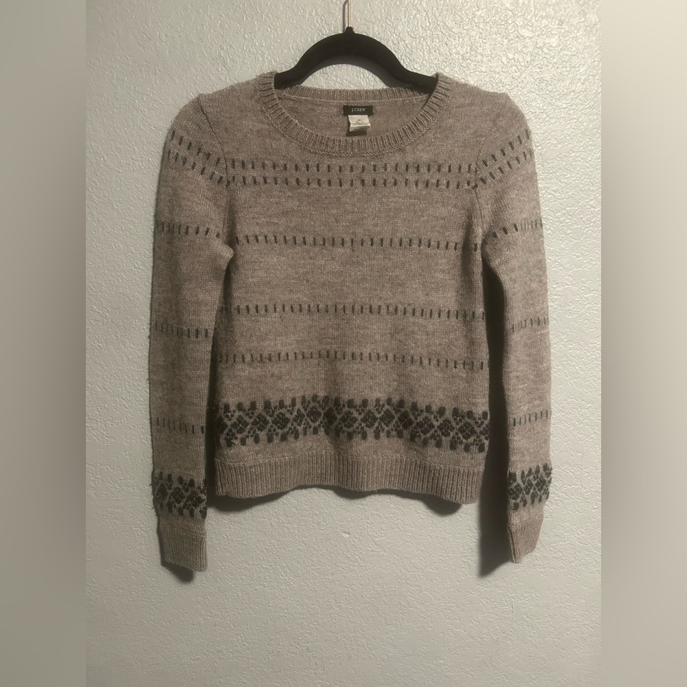 J.crew alpaca wool blend sweater